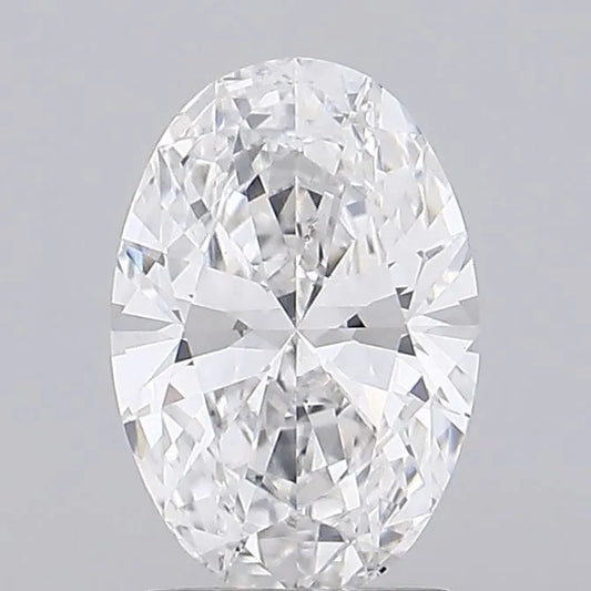 1.64ct Oval Lab Grown Diamond (Colour D, Clarity VS2, IGI Certified)