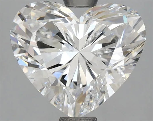2.55ct Heart Lab Grown Diamond (Colour D, Clarity VVS2, IGI Certified)