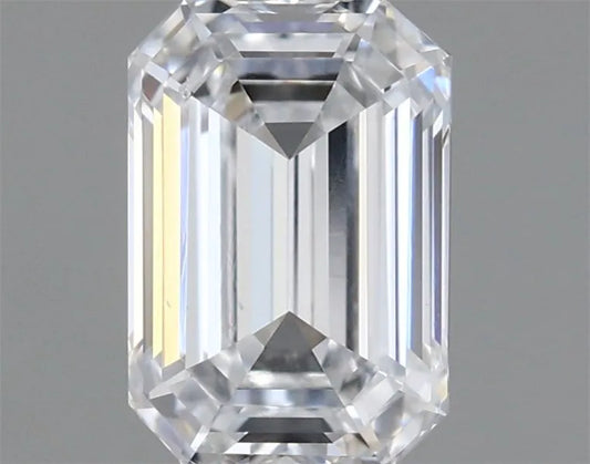 1.00ct Emerald Lab Grown Diamond (Colour D, Clarity VS2, IGI Certified)
