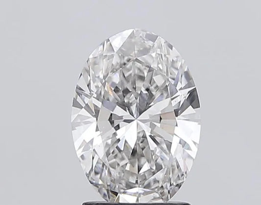 2.00ct Oval Lab Grown Diamond (Colour H, Clarity VS1, IGI Certified)
