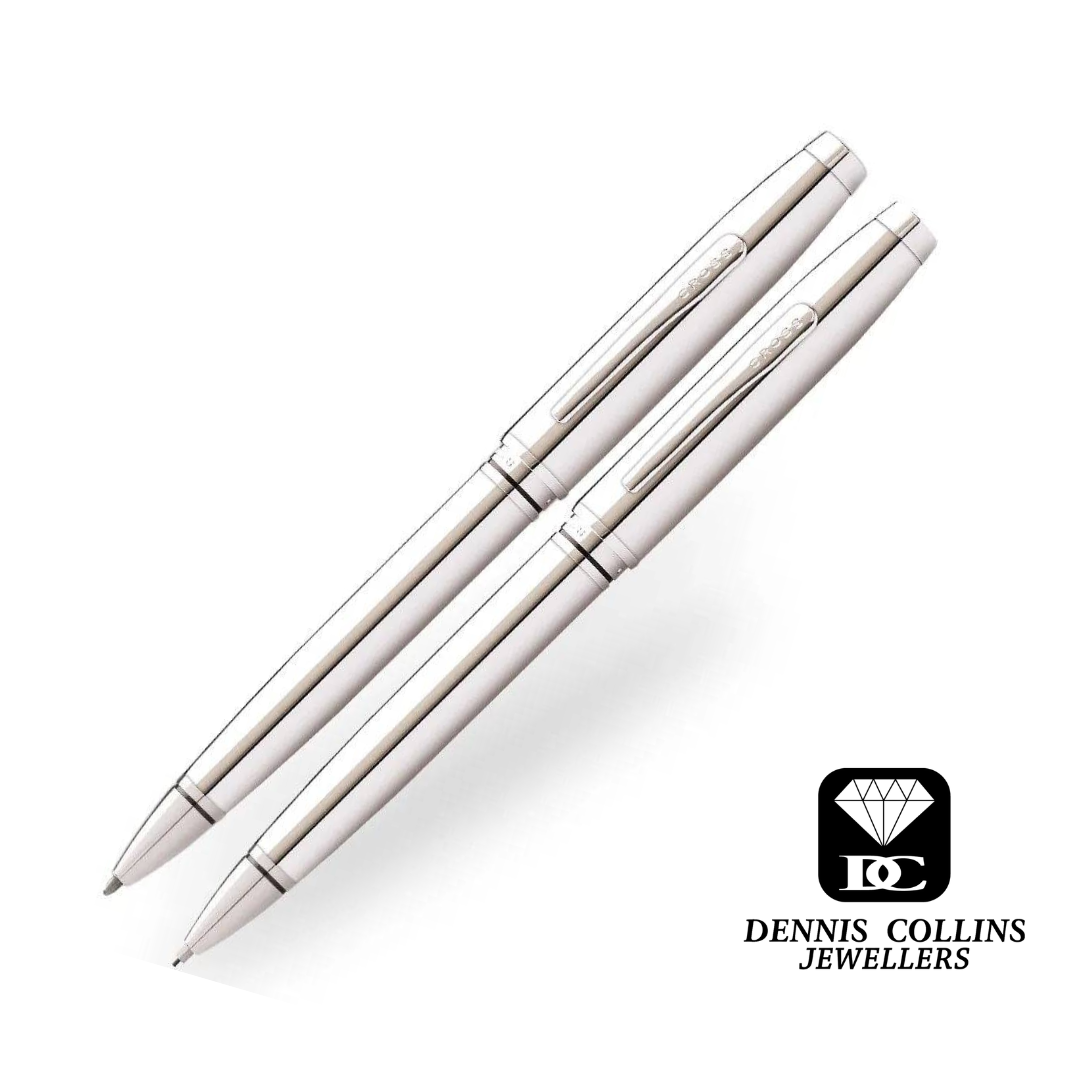 Cross Coventry - Chrome - Pen & Pencil Set
