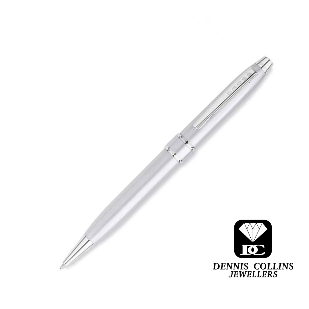 Cross Stratford - Satin Chrome Lacquer - Ball Point