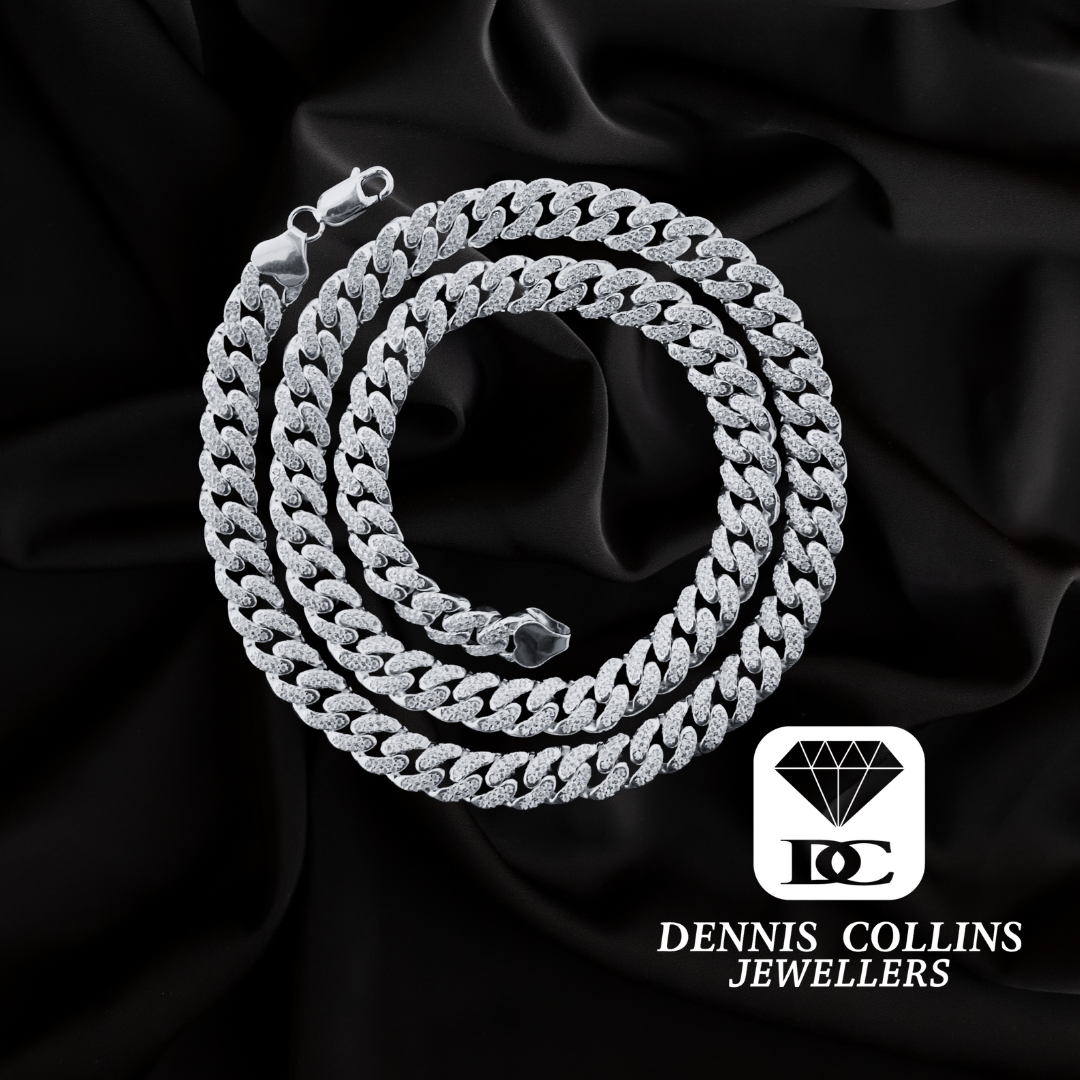 Gents Silver Cuban Link Chain