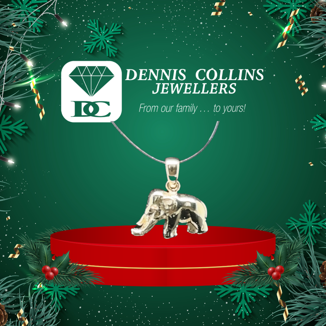 Gold elephant 2025 pendant necklace