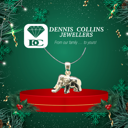 9ct Yellow Gold Elephant Pendant