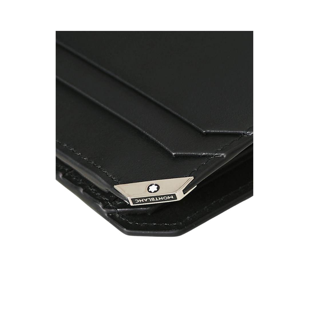 Montblanc Leather Black Urban Wallet 8cc