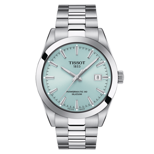 Tissot Gentleman Powermatic 80 Silicium - Tiffany Blue