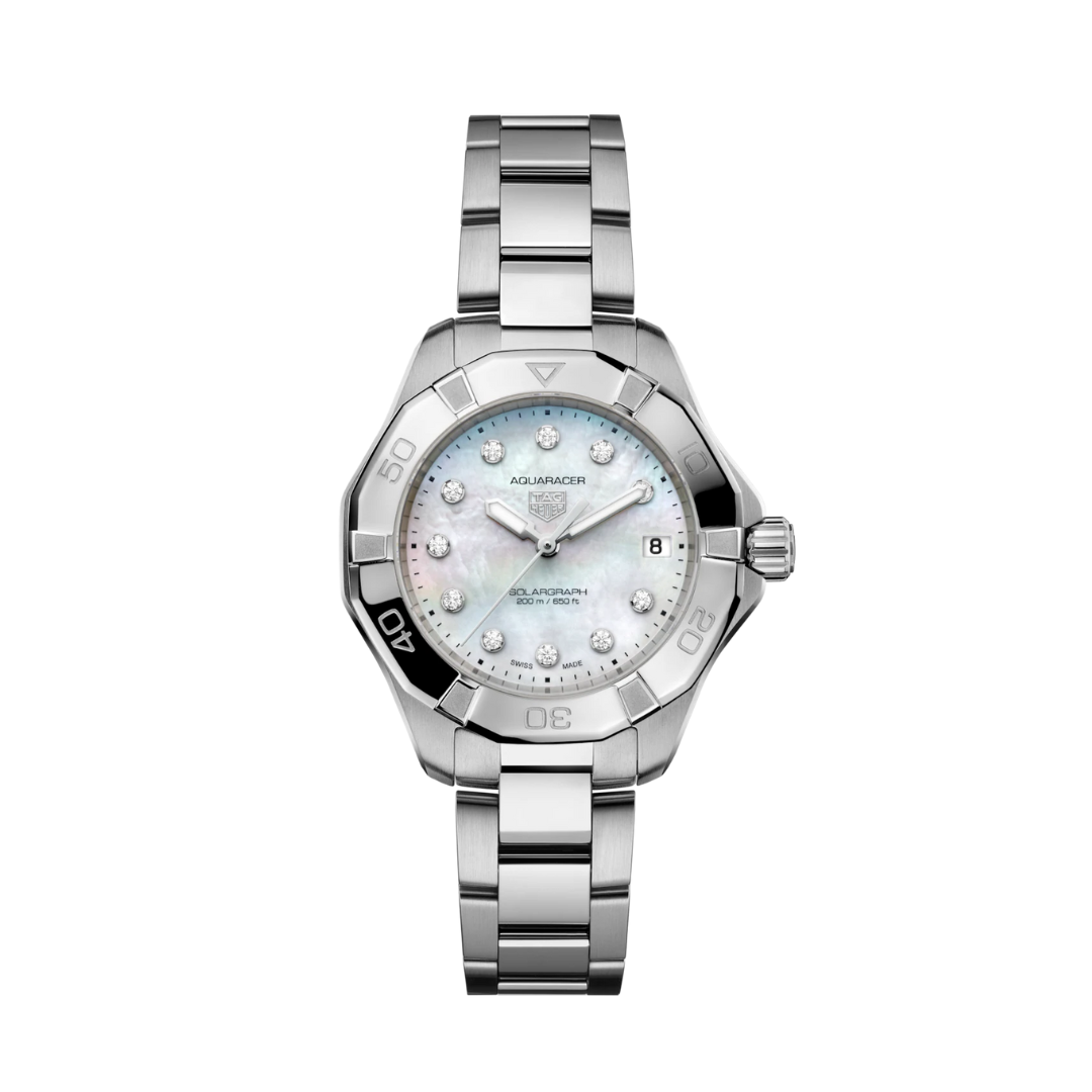 Tag Heuer Aquaracer Professional 200 Solargraph Mother Of Pearl