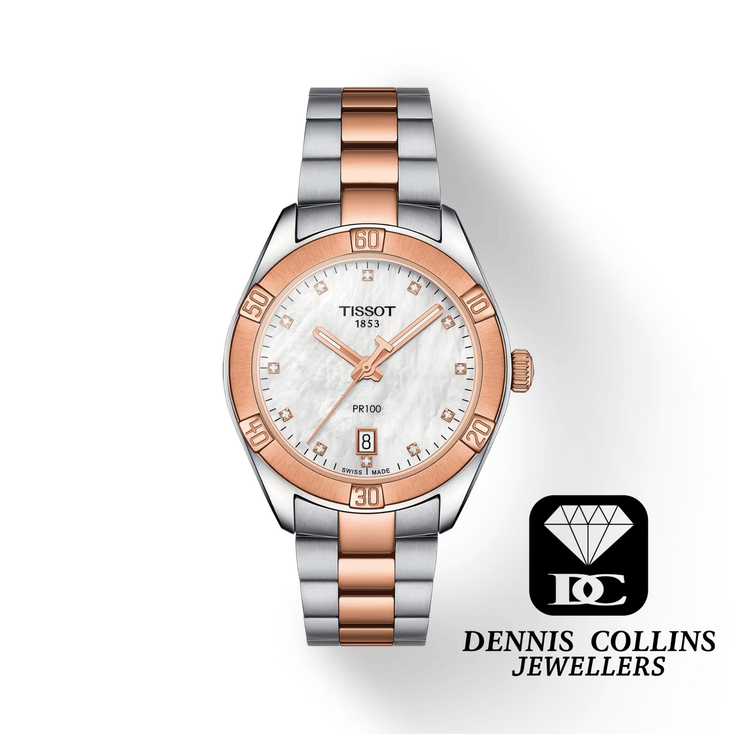 Tissot PR 100 Sport Chic - Mother of Pearl
