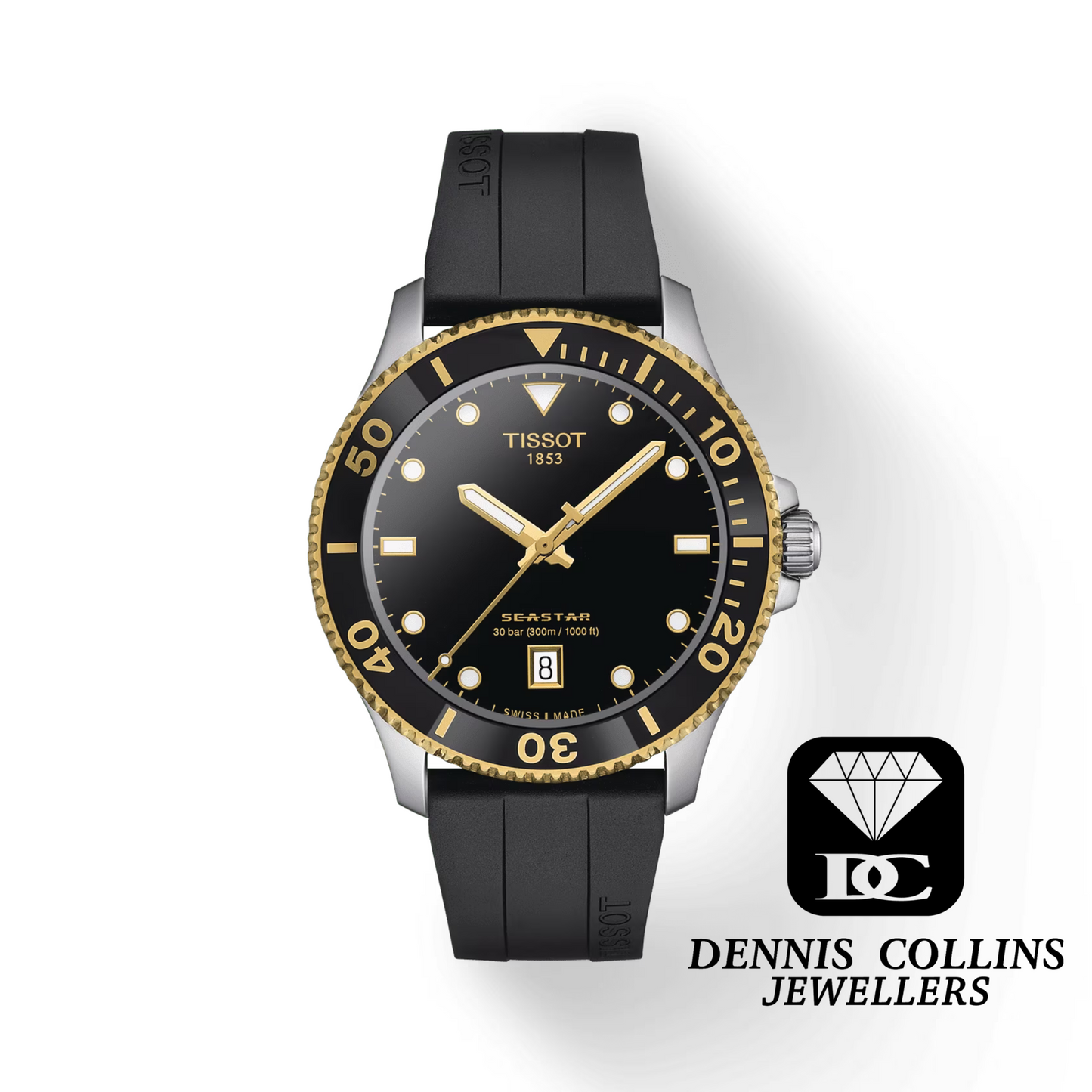 Tissot Seastar 1000 - Gold and Black