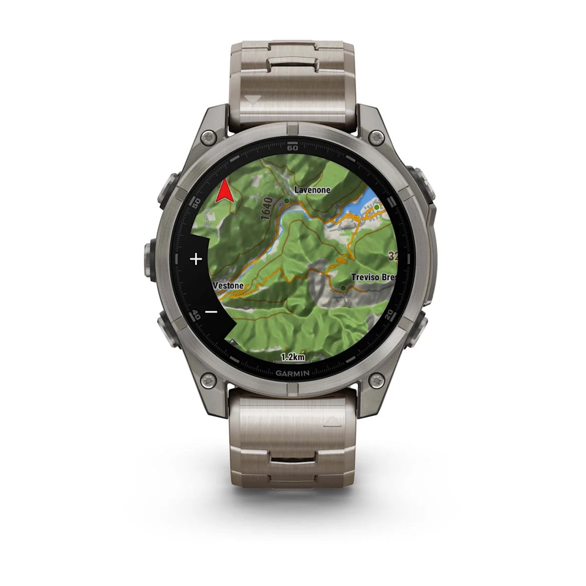 Garmin fēnix® 8 – 47 mm, AMOLED Sapphire, Titanium with Vented titanium bracelet
