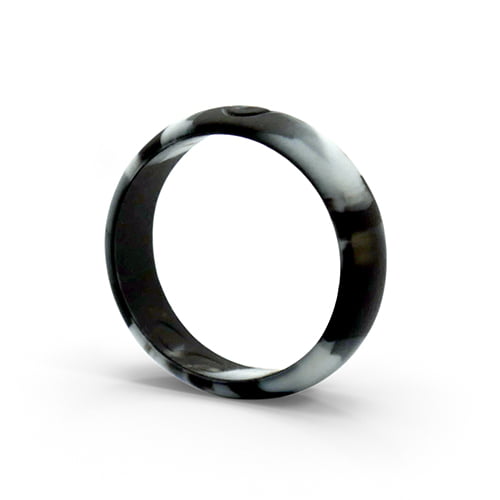 Core Silicone Band Black & White 5mm