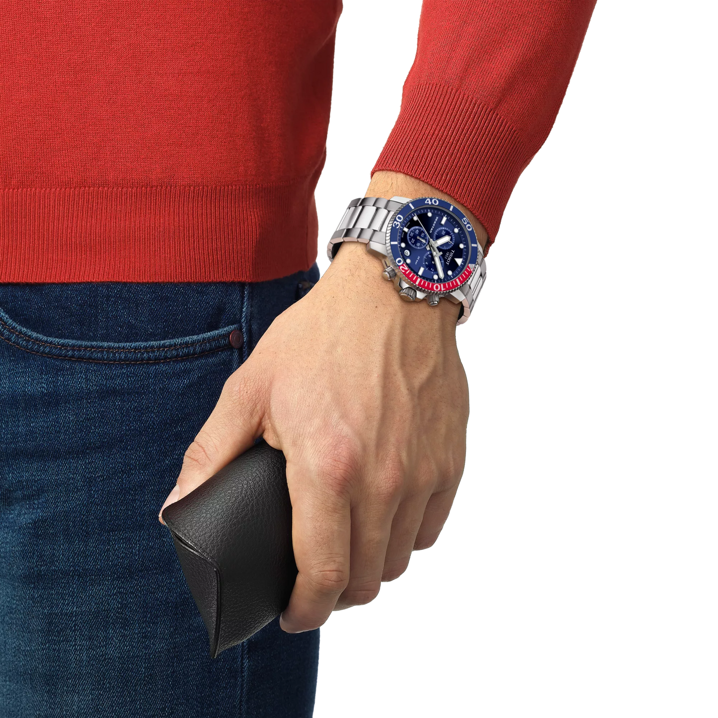Tissot Seastar 1000 Chronograph - Pepsi Blue