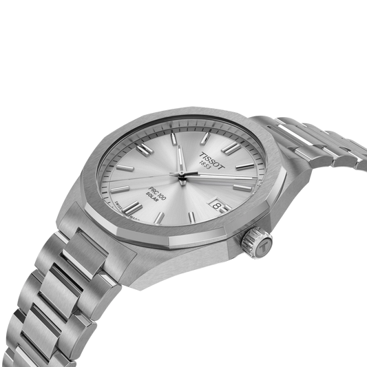Tissot PRC 100 Solar 39mm - Silver