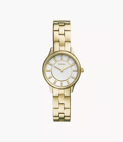 Fossil Modern Sophisticate Three-Hand Gold-Tone Stainless Steel Watch