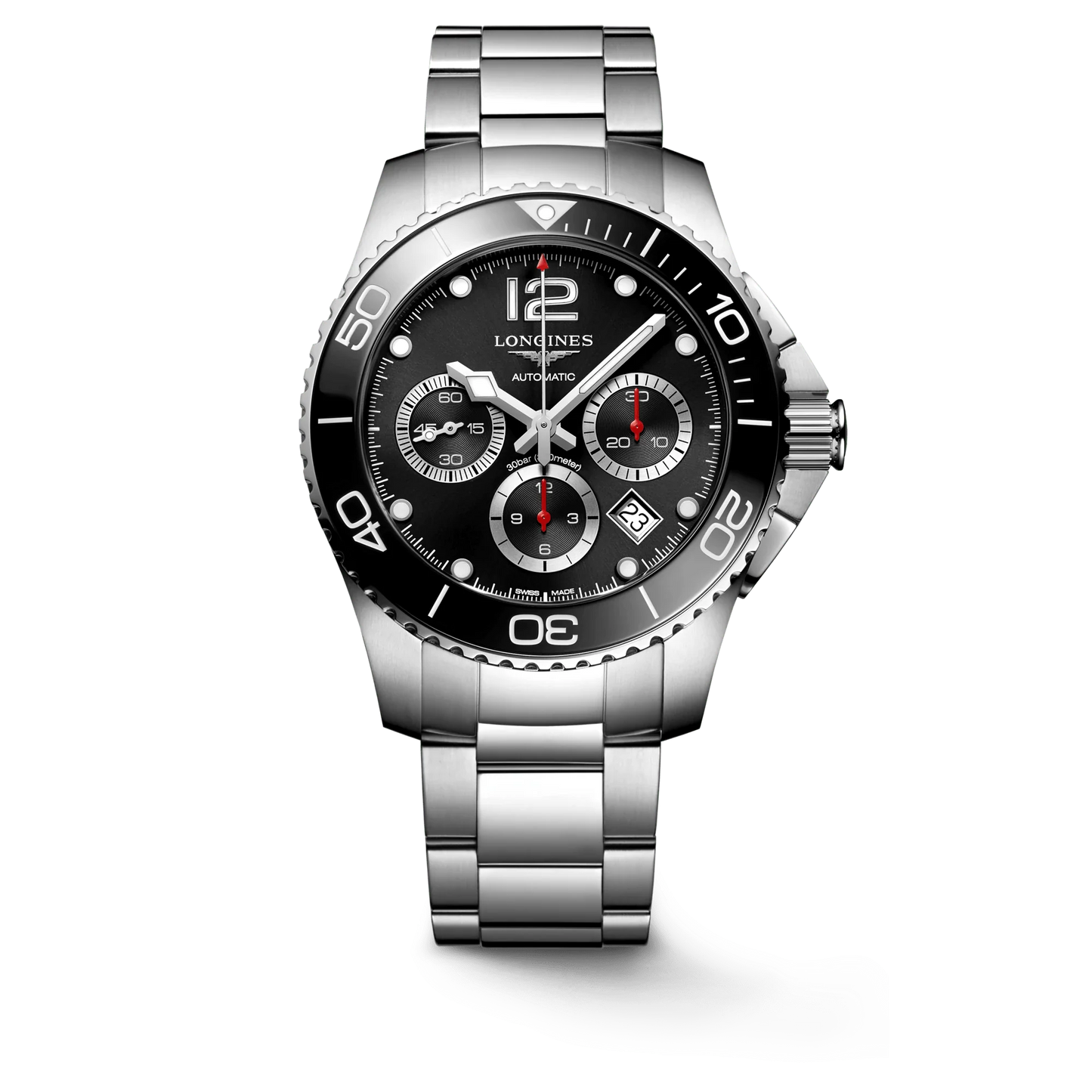 Longines HydroConquest 43mm Chronograph Black