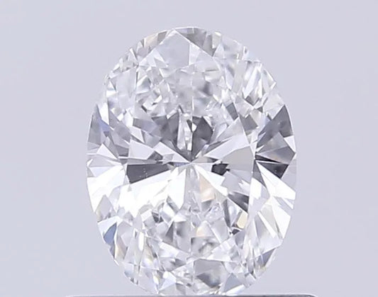 0.50ct Oval Lab Grown Diamond (Colour D, Clarity VS1, IGI Certified)