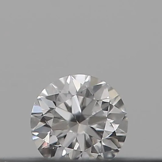 0.05 ct Round IGI certified Loose diamond, D color | SI1 clarity  | EX cut