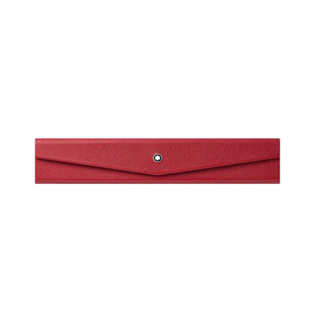 Montblanc Sartorial SLG Foldable Pen Pouch Red Leather