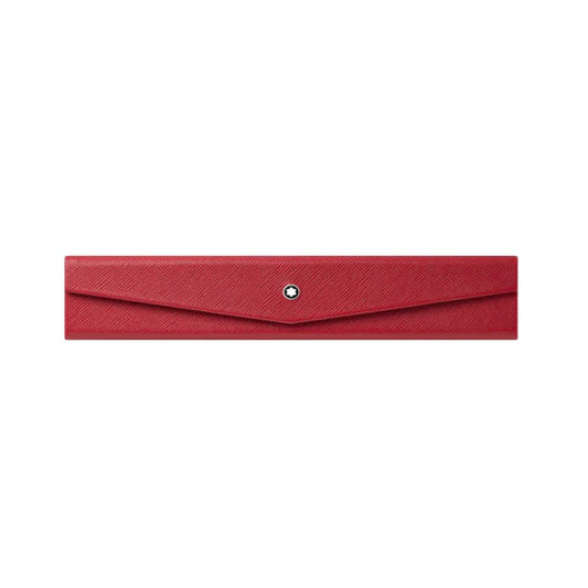 Montblanc Sartorial SLG Foldable Pen Pouch Red Leather