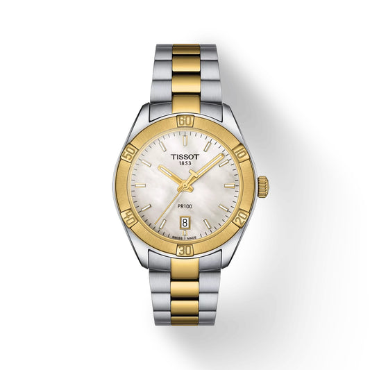 Tissot PR100 Sport Chic 36mm two tone