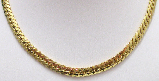 18CT Yellow Gold Heavy Herringbone Chain