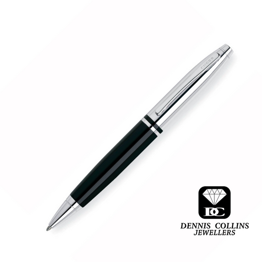 Cross Calais - Chrome and Black - Ball Point