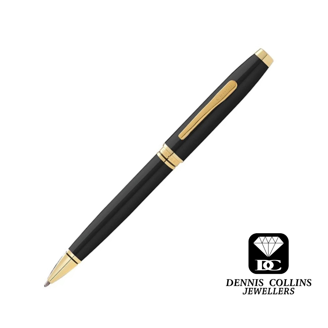 Cross Coventry - Black Lacquer Gold Trim - Ball Point