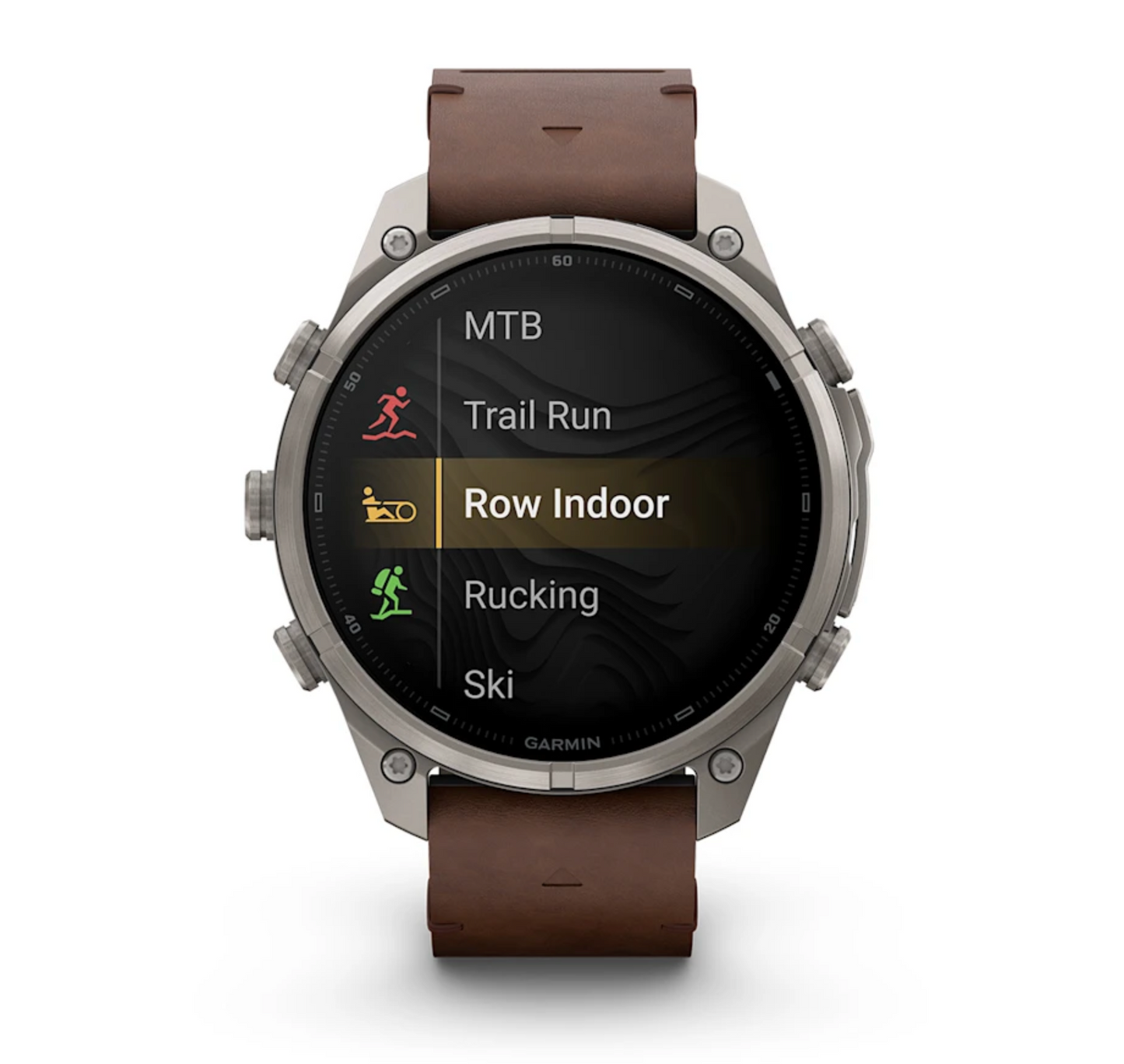 Garmin Fenix 9 Pro - 47 mm - inReach - Walnut Leather Band