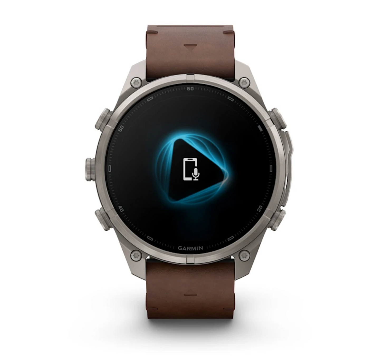 Garmin Fenix 9 Pro - 47 mm - inReach - Walnut Leather Band