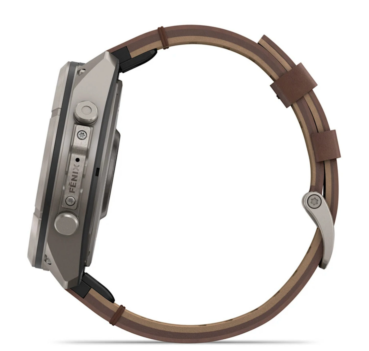 Garmin Fenix 9 Pro - 51 mm - inReach - Walnut Leather Band