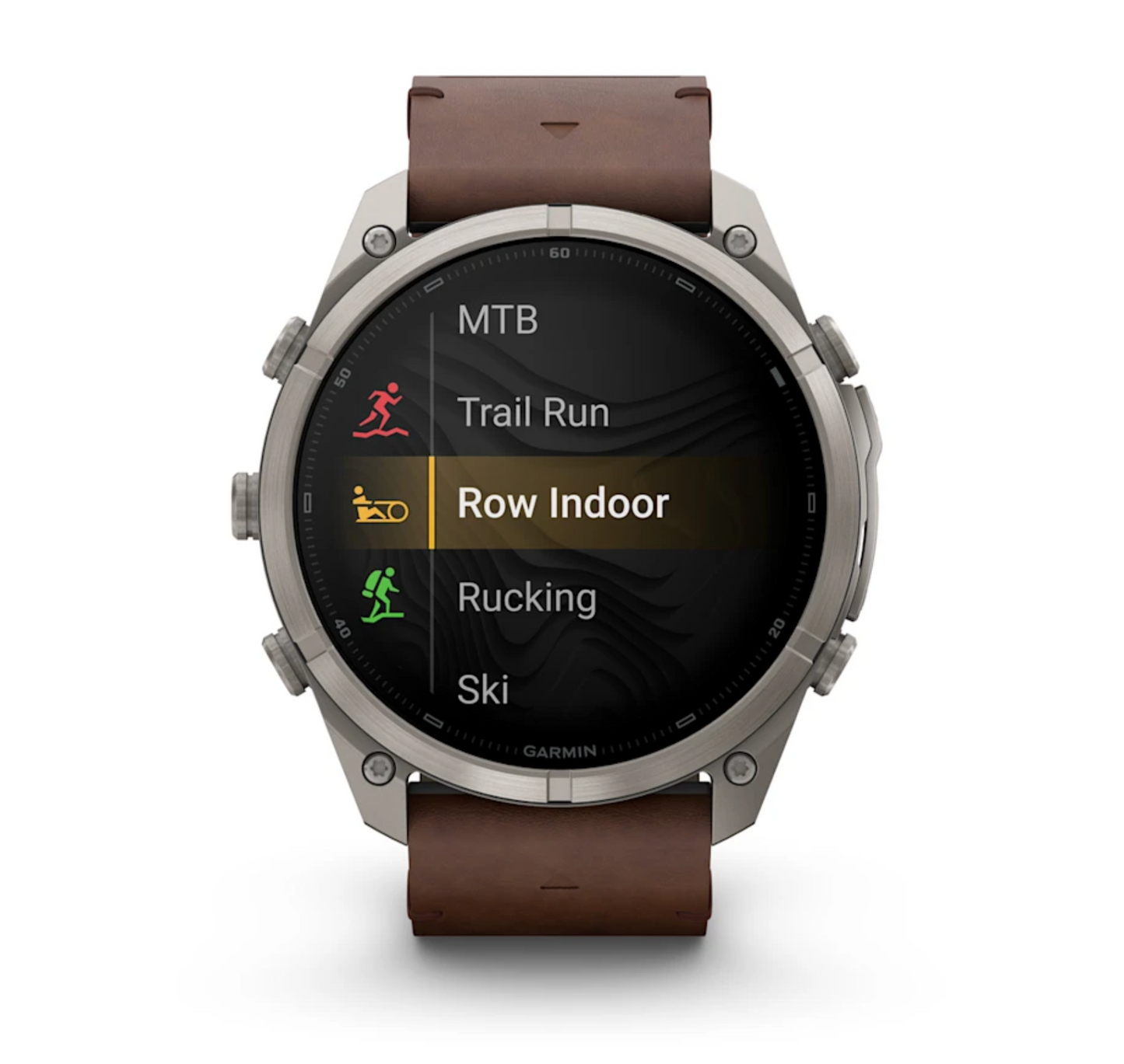 Garmin Fenix 9 Pro - 51 mm - inReach - Walnut Leather Band