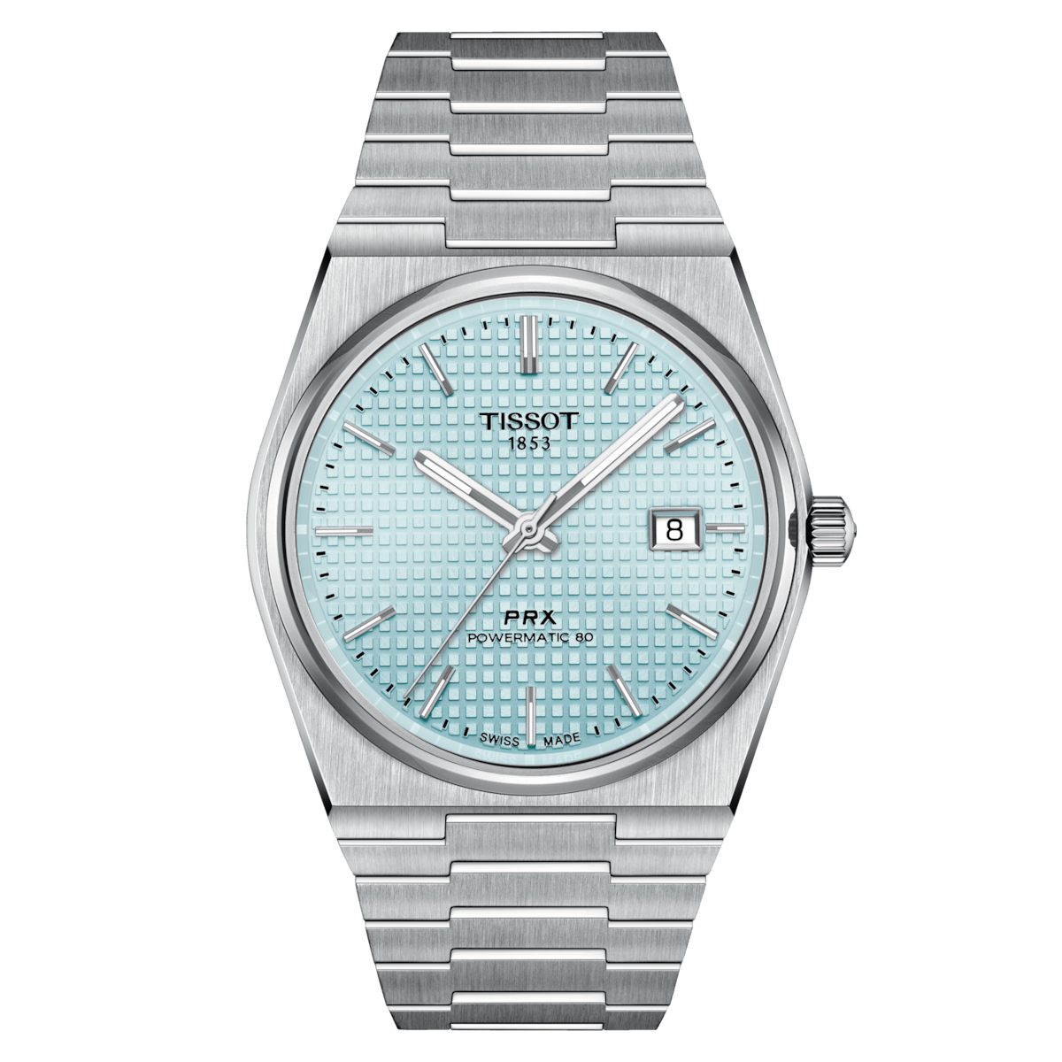 TISSOT PRX Powermatic 40mm 80 " Tiffany " Blue