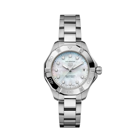 Tag Heuer Aquaracer Professional 200 Solargraph Mother Of Pearl