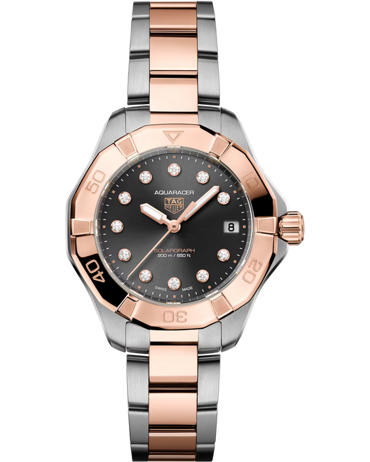TAG Heuer Aquaracer Professional 200 Solargraph two tone