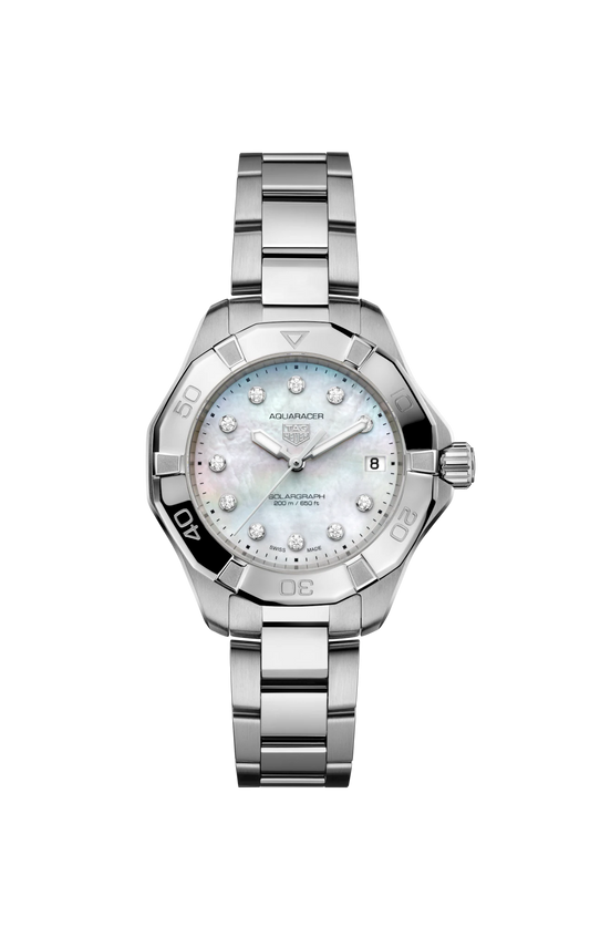 Tag Heuer Aquaracer Professional 200 Solargraph Mother Of Pearl