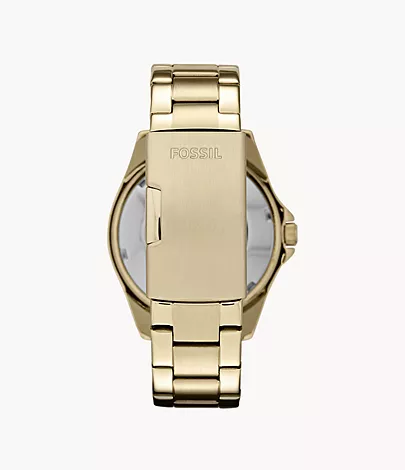Fossil Riley Multifunction Gold-Tone Stainless Steel Watch